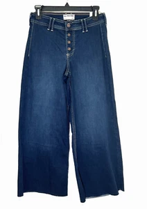 We the Free People CRVY Counter Culture Wide-Leg Jeans Boho Sz 26 Blue - Picture 1 of 10
