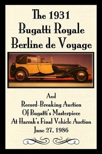 The 1931 Bugatti Royale Berlin de Voyage! Stunning documentary; Reduced price! - Picture 1 of 1