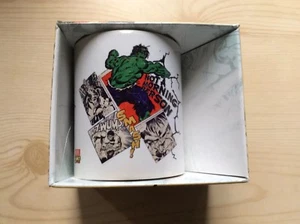 NOT A MORNING PERSON HULK BOXED MUG MARVEL COMIC CUP RETRO AVENGERS FILM CERAMIC - Picture 1 of 4