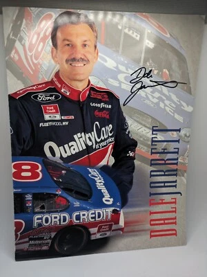 VTG NASCAR Dale Jarrett Robert Yates Todd Parrott Autograph Racing Photo Print  - Image 1 of 4