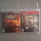 Fallout: New Vegas - Ultimate Edition First Print+ Fallout 3 GOTY Both Complete