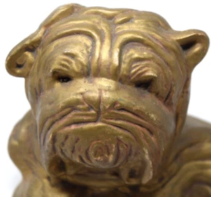 Estatuilla de Bulldog Lou Hoenig firmada por mediados de siglo California B4 - Imagen 1 de 9