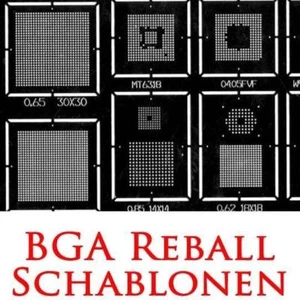 51x PLANTILLAS ACERO BGA REBALL REBALLING REPARACIÓN DE NOTEBOOKS 79x79mm MM - Imagen 1 de 1