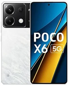 POCO X6 5G (Snowstorm White, 8 GB RAM 256 GB Storage) - Picture 1 of 9