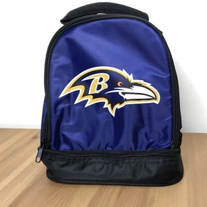 Baltimore Ravens Forever Collectibles Duel Compartment Lunchbox Purple NFL - Picture 1 of 14