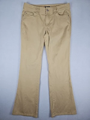 Tommy Hilfiger Pants Women's 8 32x31 Brown 5 Pocket Lightweight Stretch Bootcut - Image 1 of 4
