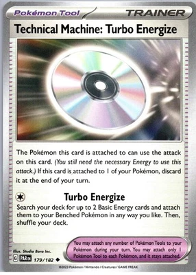 Technical Machine: Turbo Energize - Uncommon - SV04: Paradox Rift - 179/182 - NM - Image 1 of 2