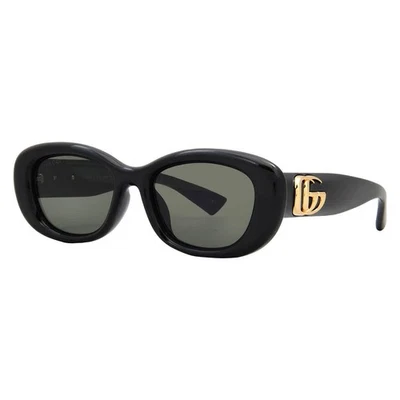 Gucci Grey Oval Ladies Sunglasses GG1829SK 001 53 GG1829SK 001 53 - Image 1 of 4