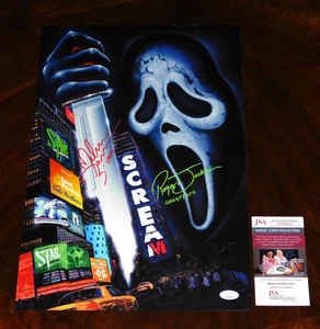 MELISSA BARRERA & ROGER JACKSON SIGNED SCREAM VI 12X18 POSTER HORROR JSA COA!! - Picture 1 of 1
