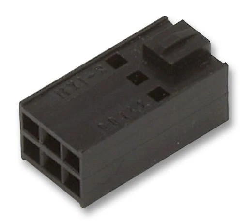 MOLEX - Housing, 2 Row, Friction Lock, 6 Way - Image 1 of 1