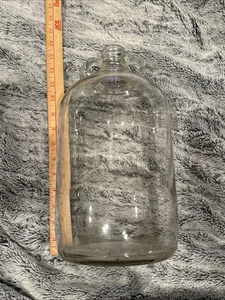 Antique Clear Glass Bottle Jug United Glass Double Handle UGB 7690 - Picture 1 of 4