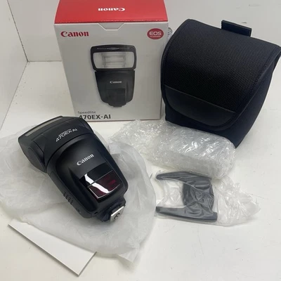 Canon 470EX-AI Speedlite Camera Flash - Image 1 of 4