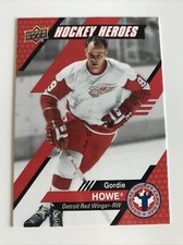 NHL Card, Gordie Howe, Hockey Heroes, Hockey Card Day 2021, Detroit