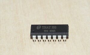 Genuine Part THAT THAT300P 4 x Matched NPN BJT Audio Transistor Array DIP-14