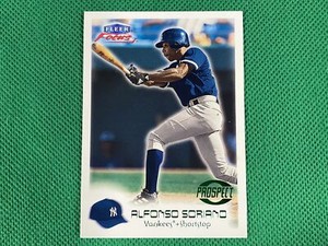 2000 Fleer Focus Masterpiece Mania #248 Alfonso Soriano 232/300 New York Yankees