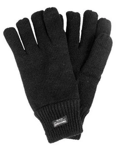 Guantes para dedos Thinsulate, guantes negros -NUEVOS- - Imagen 1 de 3