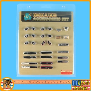 Accesorios de lujo - Juego de pestañas de cuello de la Segunda Guerra Mundial E60045 #2 *LEER* - Actio DID escala 1/6 - Imagen 1 de 7
