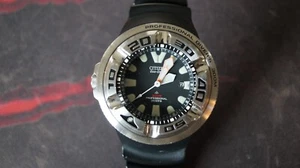 Citizen BJ805008E EcoZilla  Watch 300m B873 Professional Diver  date @3 case 48 - Picture 1 of 9