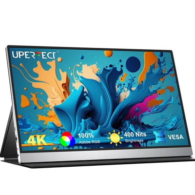 UPERFECT True Tragbarer Monitore 4K 15,6 Zoll UHD USB-C-Anzeige100 % Adobe RGB - Bild 1 von 4