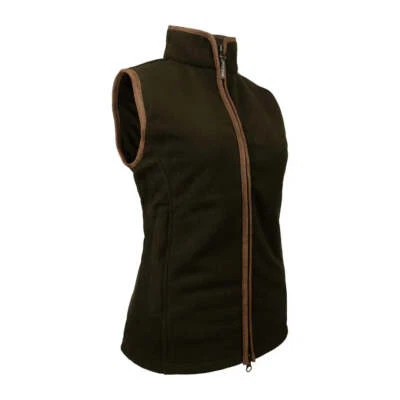 Jack Pyke Damen Countryman Fleece Gilet Weste - Dark Olive