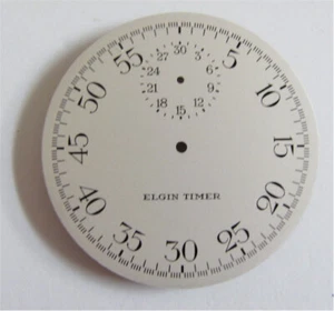 Elgin Pocket Watch Timer Dial Only -16 Size - Picture 1 of 4