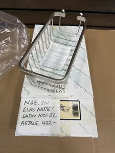 Samuel Heath N28.SN Shower Basket - Satin Nickel - No Mount Screws - Picture 1 of 23
