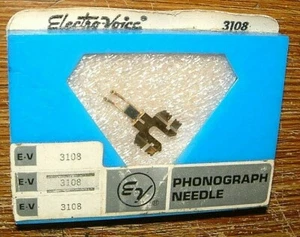 Record Needle EV3108 for SHURE A9,-10S, D, in PC-2 WC-9, -10, N644-sd 753-DS11 - Picture 1 of 4