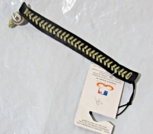 Blanko schwarz mit goldenen Nähten Team Baseball Naht Armband - Bild 1 von 2