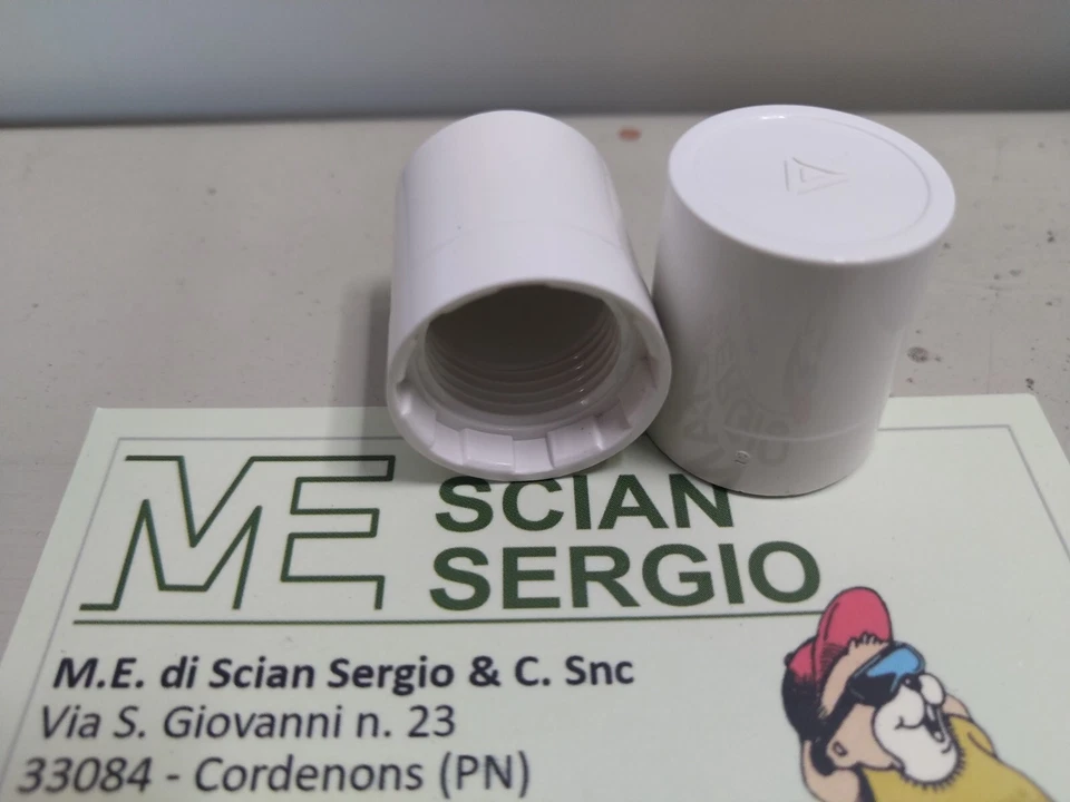 RBM VOLANTINO CAPPUCCIO TAPPO DETENTORE BIANCO 02711095 valvola termostatica - Immagine 1 di 1