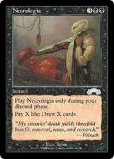 Necrologia x4 NM-VLP  Magic the Gathering MTG Exodus, # 68