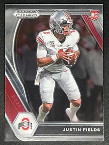 JUSTIN FIELDS 2021 Panini Prizm Draft Picks Rookie RC #121 | Ohio State Bears - Picture 1 of 2