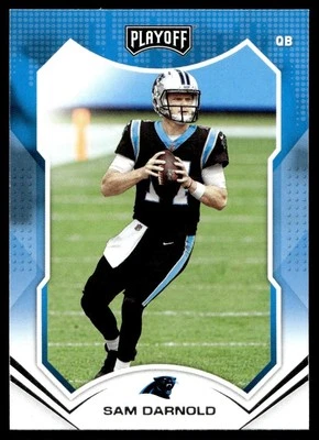 2021 Panini Playoff Sam Darnold Carolina Panthers #157 - Image 1 of 2