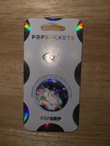 Authentique PopSockets Chat Kitty Nebula Galaxy PopSocket Pop Socket Support Téléphone - Photo 1 sur 2