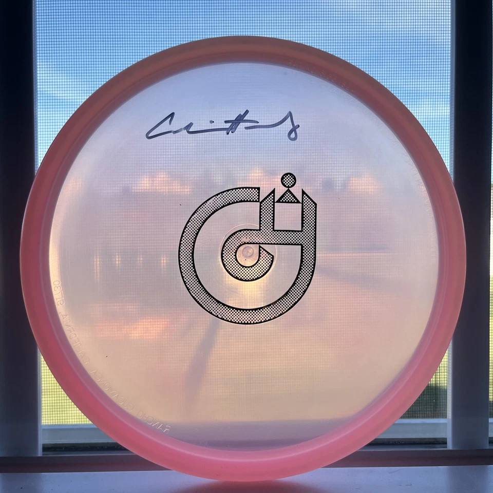 Autografiado Innova Champion Rhyno con logotipo de Calvin Heimburg en lámina dorada y negra 171 g Foto 1 de 3