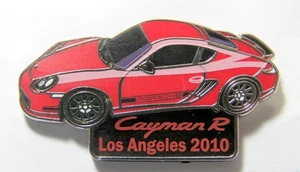 Porsche Cayman R Pin Los Angeles Show 2010 Rare limited Edition (Red) - Picture 1 of 4