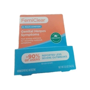 FemiClear für Herpes genitalis Symptome • MULTI-SYMPTOM • Bio 5/28 NEU 0,5 OZ - Bild 1 von 3