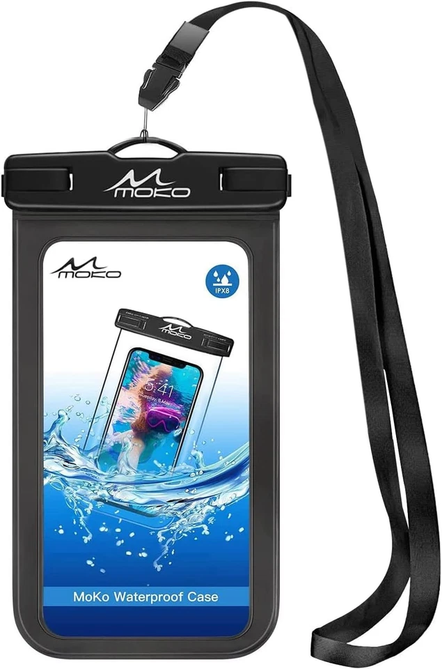 MoKo Universal Waterproof Phone Case Dry Bag Pouch With Armband for Iphone7