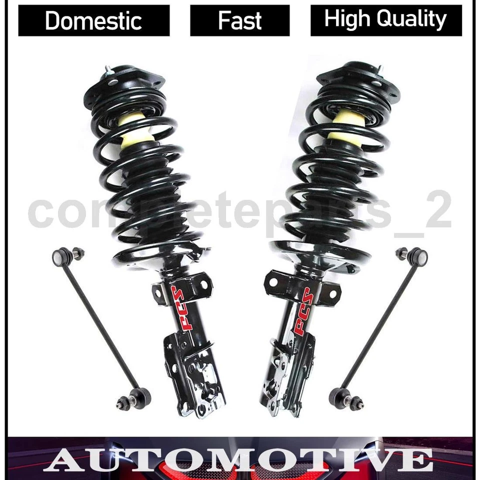 4 件前摇杆连接支柱和弹簧适用于雪佛兰钴 2.2L 2.4L — 第 1/4 张图片