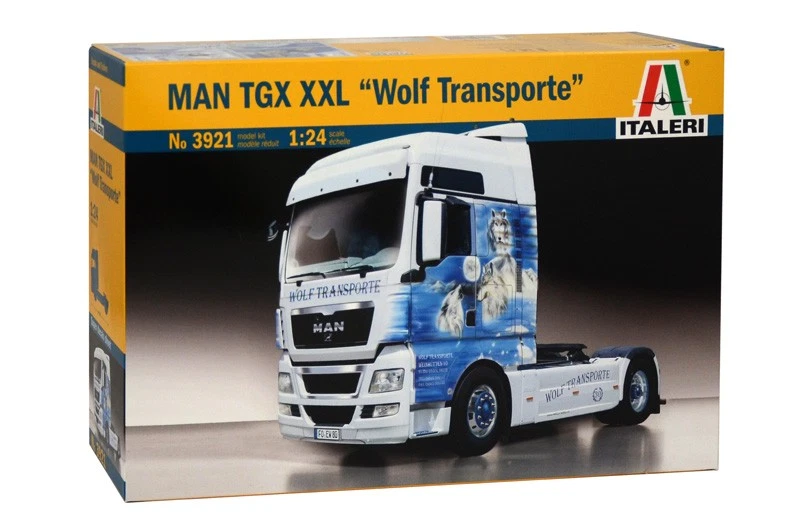Italeri - Camion Man TGX XXL 1/24 Wolf transporte