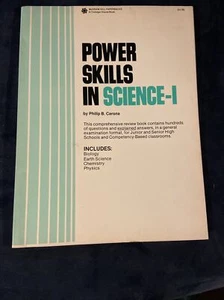 Power Skills In Science-1 By Philip Carina 1979 Biology Chemistry Physics Earth - Picture 1 of 22