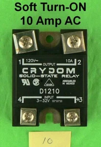 Crydom D1210 SSR Control: 3-32VDC DC, Out: Zero-Crossing Switch: 24-140 VAC 10A - Picture 1 of 5