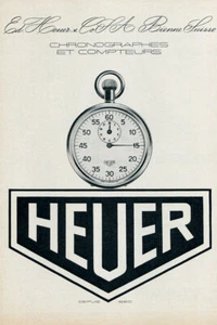 Heuer Watcher Advertisement Original Wall Art Home Decor - POSTER 20x30 - Picture 1 of 4
