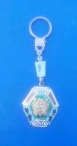 Vintage Peru Sterling Silver 925 / Yellow Gold 18k Inca Warrior Keychain. Cuzco - Picture 1 of 5