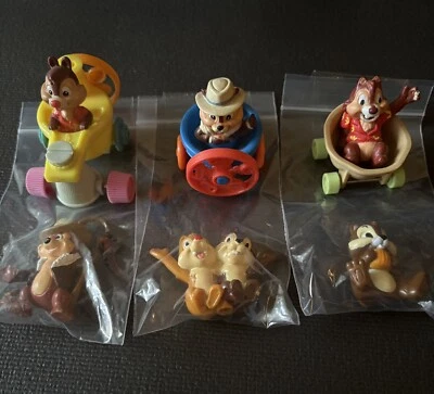 Vintage Disney Chip N' Dale Rescue Rangers Lot of 6 Toys Mixed Figures Kellogg’s - Image 1 of 4