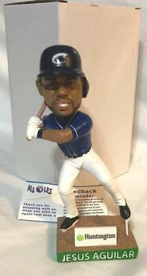 2019 COLUMBUS CLIPPERS JESUS AGUILAR SGA BOBBLEHEAD A'S ~ NIB Cover