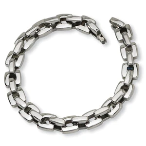 Chisel Stainless Steel Polished 9in Bracelet 9" SRB166-9 - Picture 1 of 2