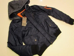 NWT  AUTHENTIC Urban Republic  Boy's Twill Hooded  Bomber Jacket  / 14-16   - Picture 1 of 12