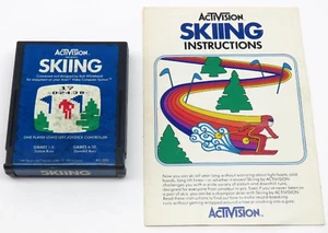 Skiing (Atari 2600, 1980) By Activision (Cartridge & Manual) NTSC - Picture 1 of 10