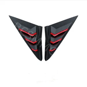 Fit For Honda Civic 2016-2021 Sedan Car Side Air Vent Window Louver Cover - Picture 1 of 16