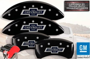 2024-2025 "Chevrolet" Equinox EV Front +Rear Black MGP Brake Disc Caliper Covers - Picture 1 of 10